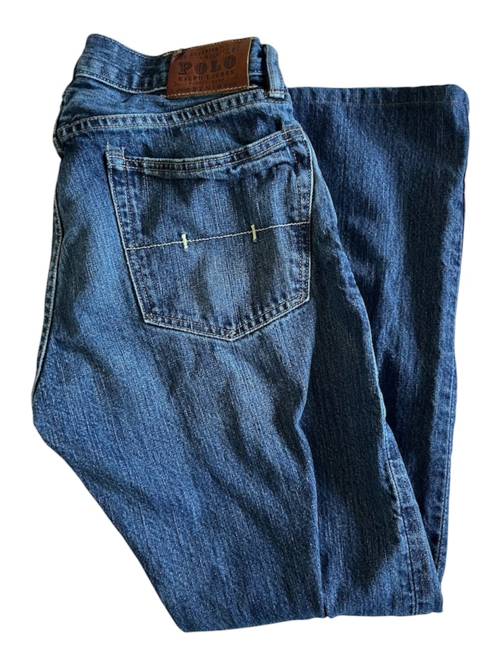 Polo Ralph‎ Lauren 867 Classic Jeans Mens 32x32 (Fits 32x30) Straight Blue Denim